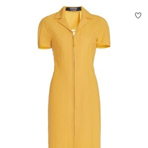 Jacquemus Tangelo Cutout Stretch-Wool Mini Dress